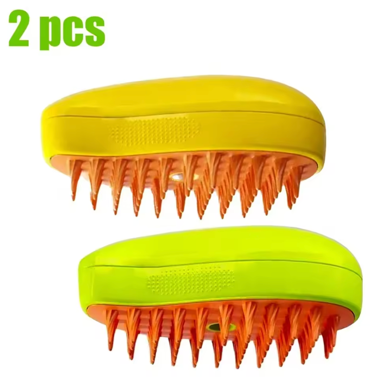 Steam Pet Brush 3-in-1 Massage Dog Steamy Brush Spray Beauty Tangled and Loose Hair Removal Cats Grooming Comb Dogs