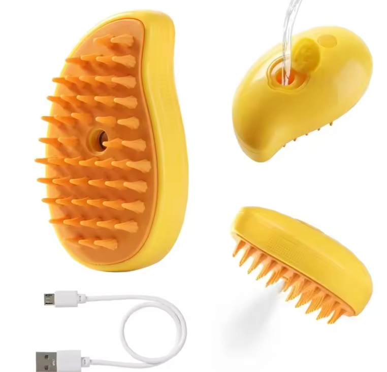 Steam Pet Brush 3-in-1 Massage Dog Steamy Brush Spray Beauty Tangled and Loose Hair Removal Cats Grooming Comb Dogs