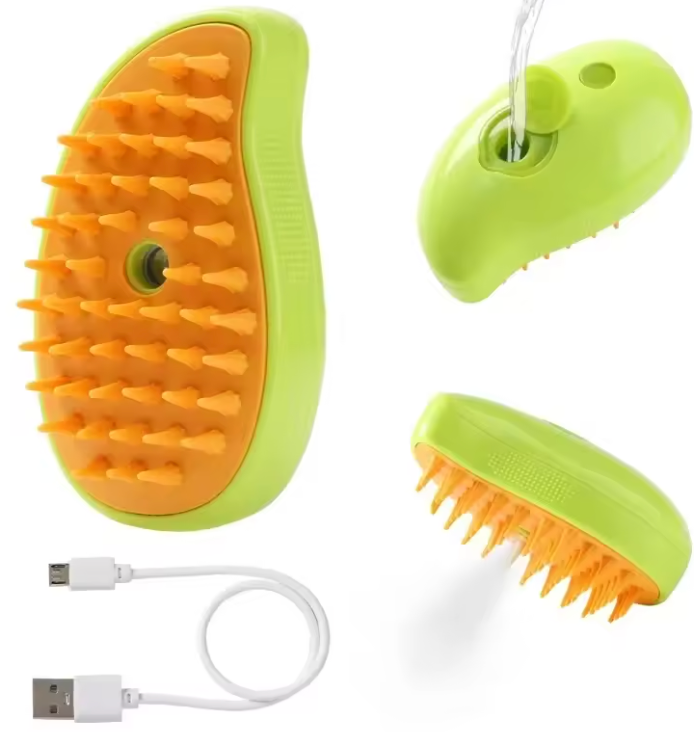 Steam Pet Brush 3-in-1 Massage Dog Steamy Brush Spray Beauty Tangled and Loose Hair Removal Cats Grooming Comb Dogs